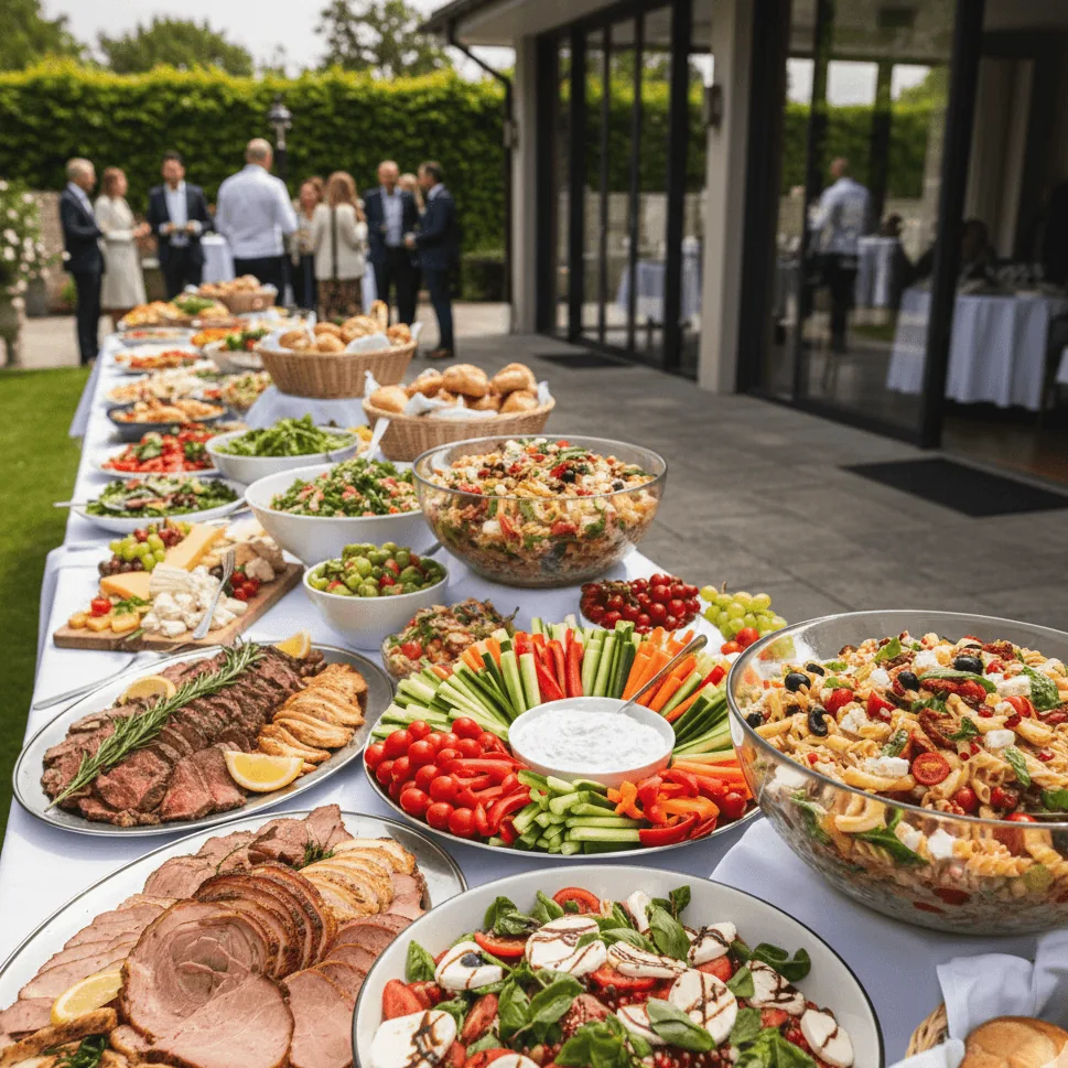 Buffet traiteur élégant